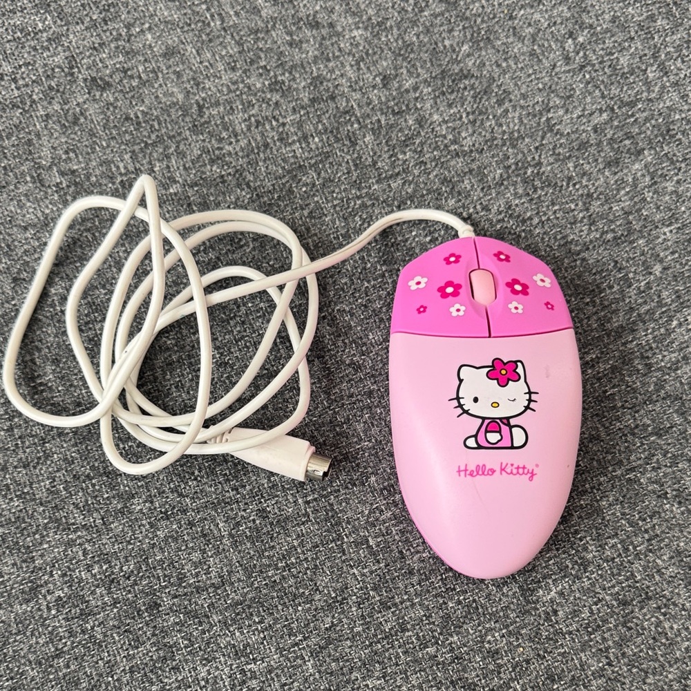 Hello Kitty Pink Wired Mouse‎